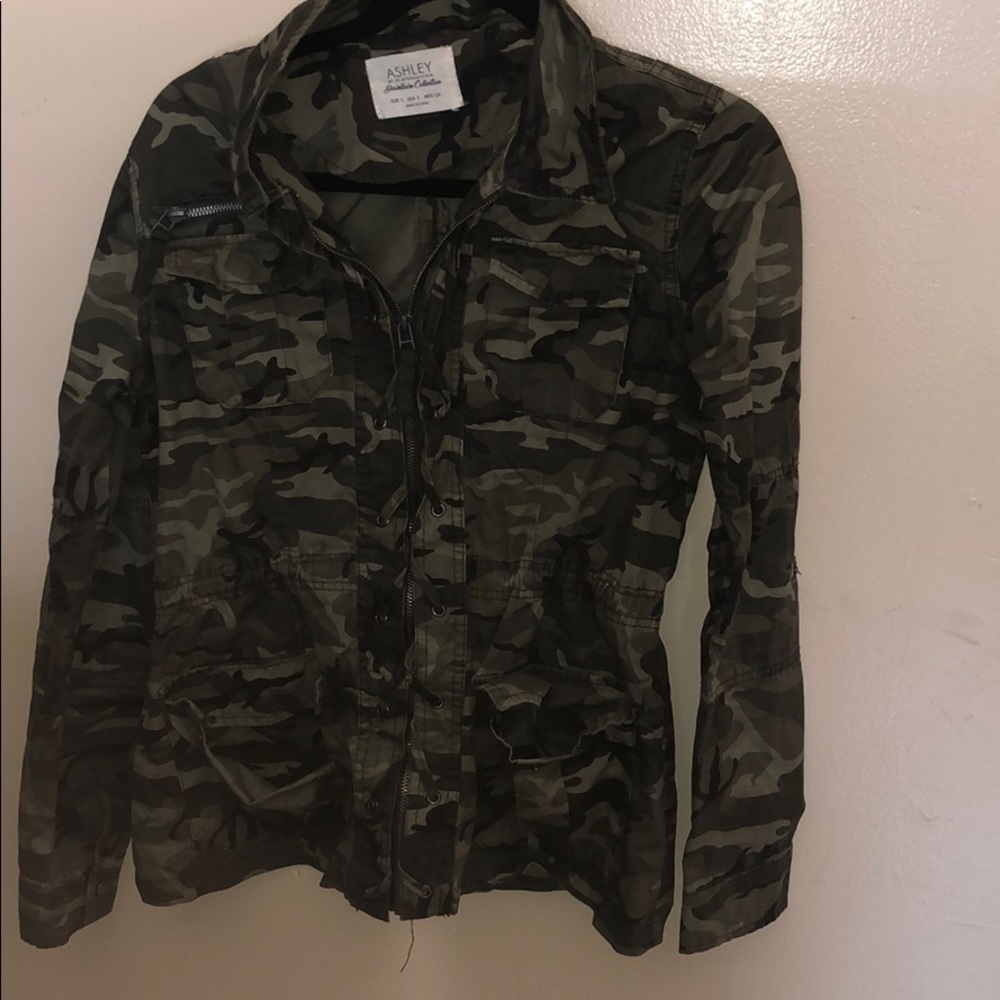 Camouflage jean jacket